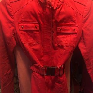 Red Jacket with Buckle